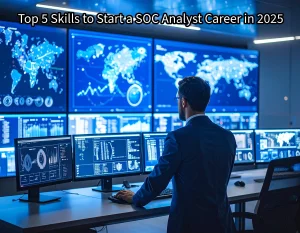 Read more about the article Top 5 Skills to Start a SOC Analyst Career in 2025